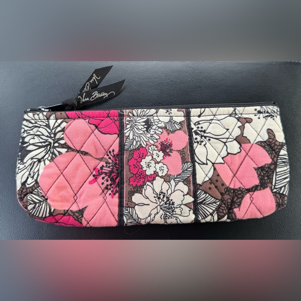 Vera Bradley 9” cosmetic bag